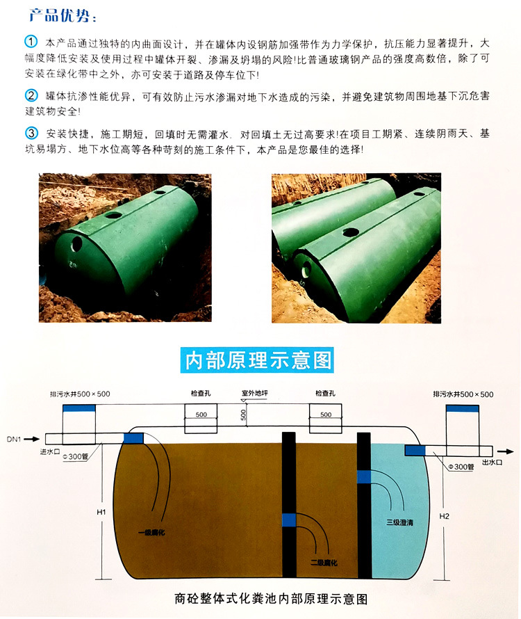 文峰玻璃钢化粪池